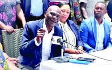 National Empowerment Network of People Living with HIV/ Aids in Kenya executive director Nelson Otwoma addressed the media during a workshop on Advanced HIV Disease in Machakos recently. PHOTO/George Kebaso