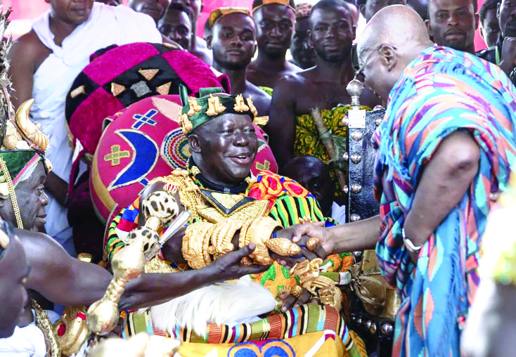 Otumfuo Nana Osei Tutu II. PHOTO/Print