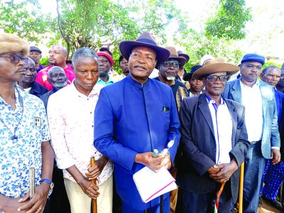 Elders from the Njuri Ncheke of Tharaka Nithi and the Kiama Kia Muembu from Embu