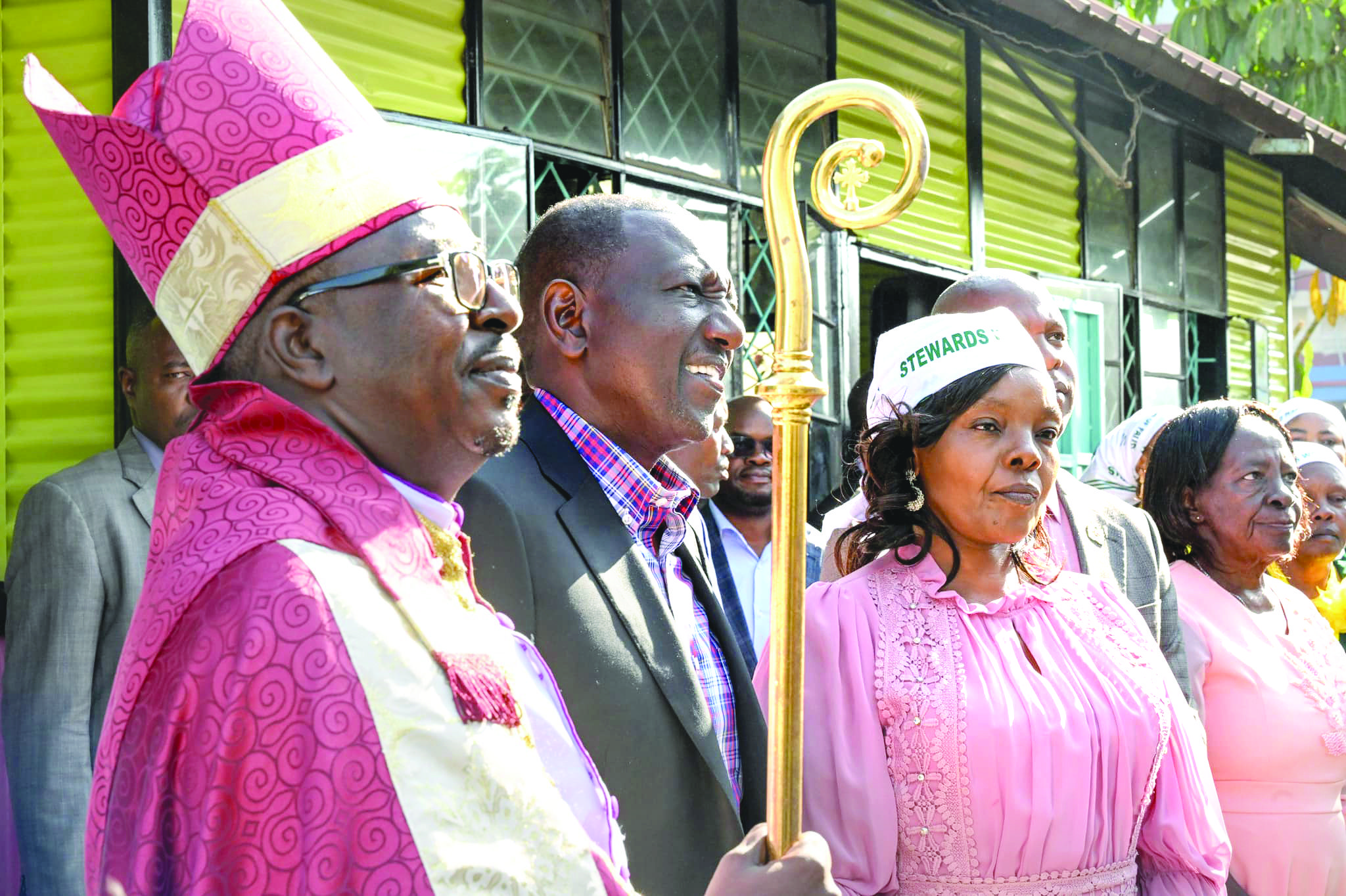 President Ruto at Steward Revival Pentecostal Church, Embakasi West