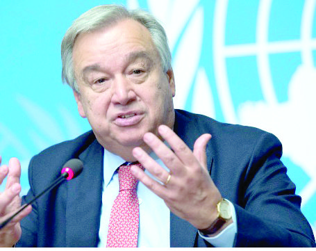 UN Secretary-General Antonio Guterres. PHOTO/Print