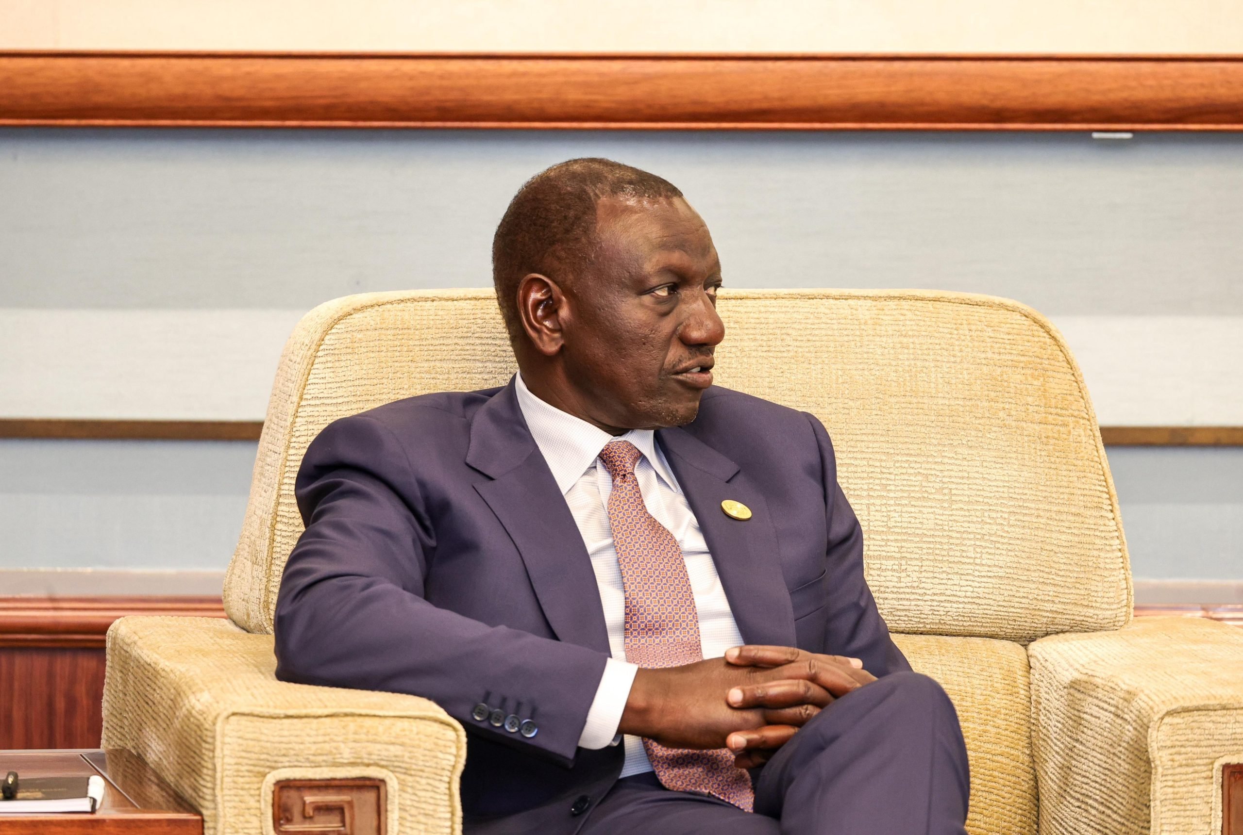 President William Ruto when he met Chinese Vice-Premier Ding Xuexiang at the ​​​​Diaoyutai State Guest House in Beijing on Tuesday, September 3, 2024. PHOTO/@WilliamsRuto/X