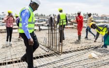 President William Ruto inspecting the ongoing construction of the Kibera Soweto East Affordable Housing Project on Monday, September 9, 2024. PHOTO/@WilliamsRuto/X