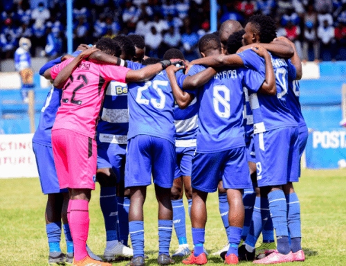 AFC Leopards in a group photo. PHOTO/@AFCLeopards/X