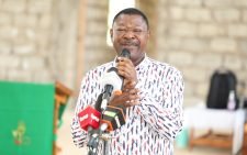 National Assembly speaker Moses Wetang'ula on Sunday, September 15, 2024, attended church service at Chebukwa Catholic Church in Bungoma County. PHOTO/@HonWetangula/X