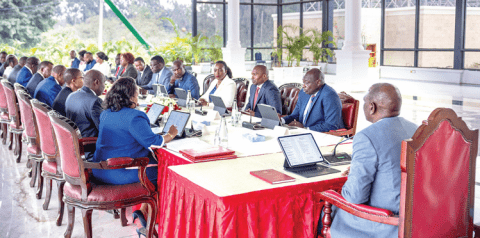 President William Ruto chairing a Cabinet meeting on Tuesday September 17, 2024. PHOTO/PSC