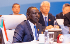 President William Ruto speaks during a conference in China on September 5, 2024. PHOTO/@WilliamsRuto/X