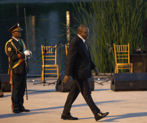 Former President Uhuru Kenyatta during a past event in Ethiopia on April 2023. PHOTO/@4thPresidentKE/X