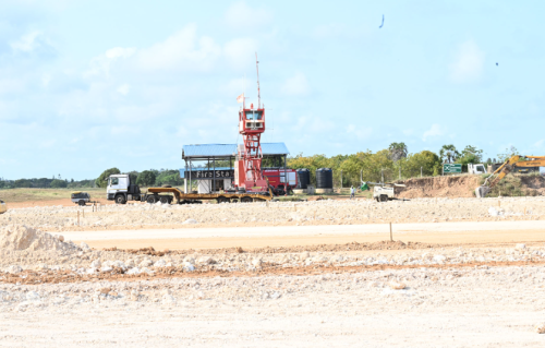 Expansion works going on at Diani Airport. PHOTO/@ray_omollo/X
