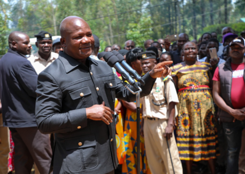 Kakamega Governor Fernandes Barasa speaking on Saturday October 26, 2024. PHOTO/@BarasaFernandes/X