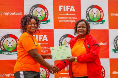 FKF Deputy President Doris Petra. PHOTO/@Football_Kenya/X