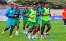 Harambee Stars in a training session. PHOTO/@Harambee__Stars/X