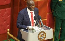 Embattled Deputy President Rigathi Gachagua when he appeared before parliament during his impeachment debate on Tuesday, October 8, 2024. PHOTO/https://www.facebook.com/ParliamentKE