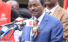 Wiper Party leader Kalonzo Musyoka speaking on Wednesday October 30, 2024. PHOTO/@skmusyoka/X