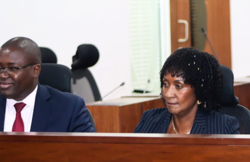 TSC CEO Nancy Macharia appearing before the National Assembly on Wednesday October 23, 2024. PHOTO/https://www.facebook.com/ParliamentKE