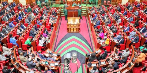 Members of Parliament (MPs) at the National Assembly during the debating and voting on DP Rigathi Gachagua's impeachment on Tuesday, October 8, 2024. PHOTO/@NAssemblyKE/X