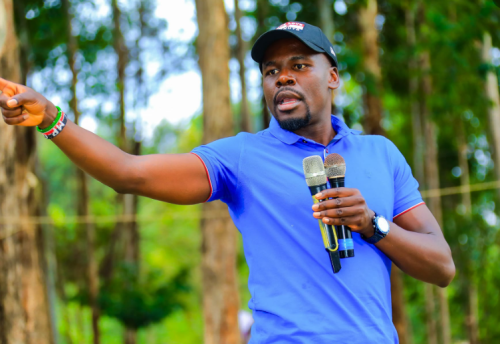 South Mugirango MP Silvanos Osoro speaking at a past event. PHOTO/https://www.facebook.com/he.osoro