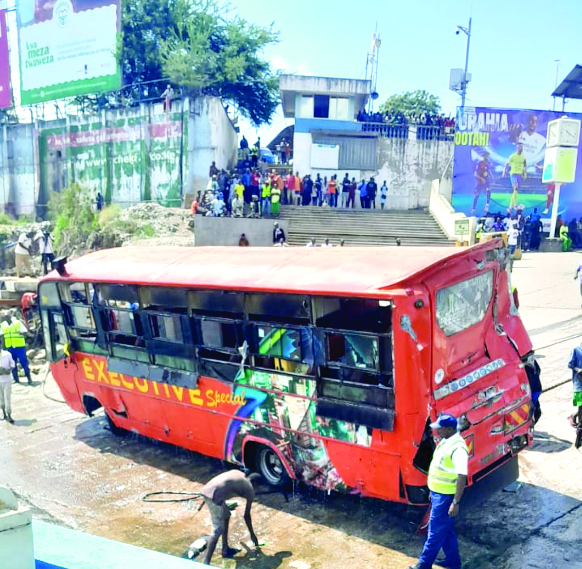 Four hurt in near-tragedy Likoni ferry accident