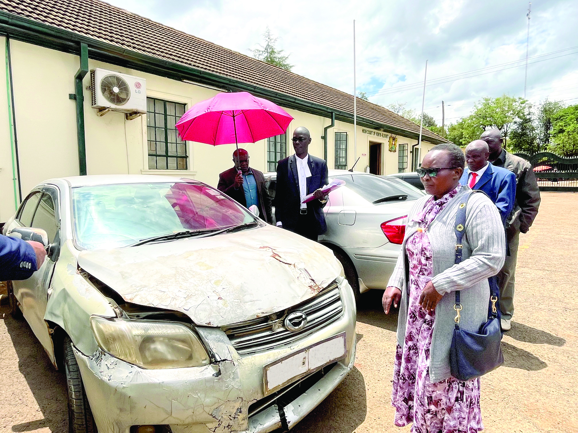 Eldoret High Court releases car to Mrs Rotich PHOTO/Winstone Cheseremi