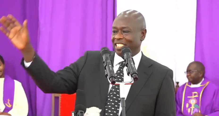 Deputy President Rigathi Gachagua speaking in Limuru County on Wednesday October 30, 2024. PHOTO/Screengrab by PD Digital/https://www.facebook.com/DPGachagua/videos/1081052857360315