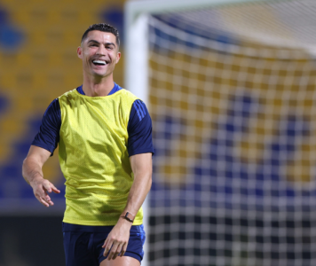 Cristiano Ronaldo during a practice session. PHOTO/@Cristiano/X