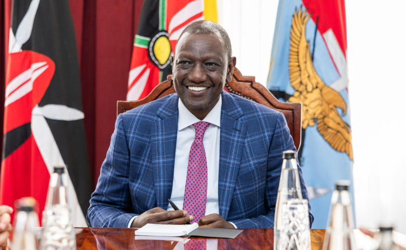 President William Ruto during a meeting with NBA officials at State House. PHOTO/@WilliamsRuto/X