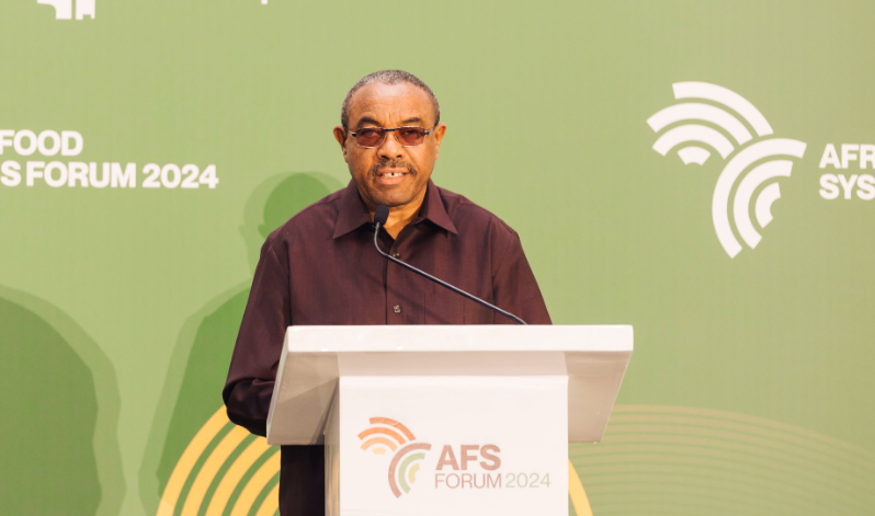 former Ethiopia prime minister Hailemariam Desalegn. PHOTO/@TheAGRF/X