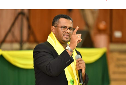 UDA Secretary General Hassan Omar speaking on Monday October 21, 2024. PHOTO/@UDAKenya/X