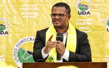 UDA Secretary-General Hassan Omar during a party function in Machakos on October 26, 2024. PHOTO/@HassanOmarH/X