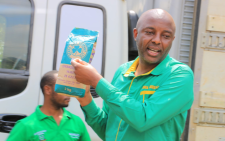 Murang'a governor Irungu Kang'ata during a seed distribution exercise on September 27, 2024. PHOTO/@HonKangata/X