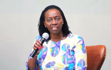 Narc-Kenya party leader Martha Karua speaks during a past public function. PHOTO/@MarthaKarua/X