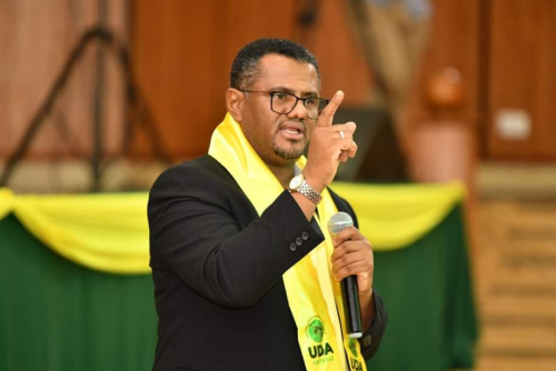 UDA Secretary-General Hassan Omar during a past party function. PHOTO/@UDAKenya/X