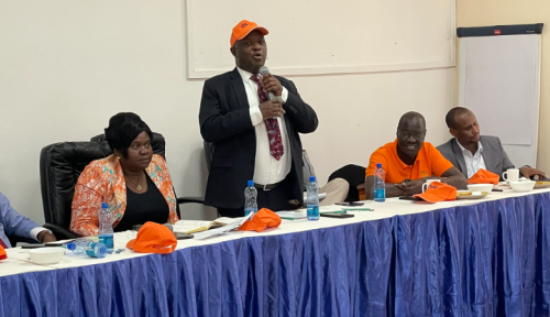 ODM Deputy Party leader Godfrey Osotsi speaks during the County chairpersons meeting in Nairobi on October 30, 2024. PHOTO/@TheODMParty/X