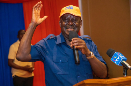 Former Prime Minister Raila Odinga speaks during a past public function. PHOTO/@TheODMParty/X