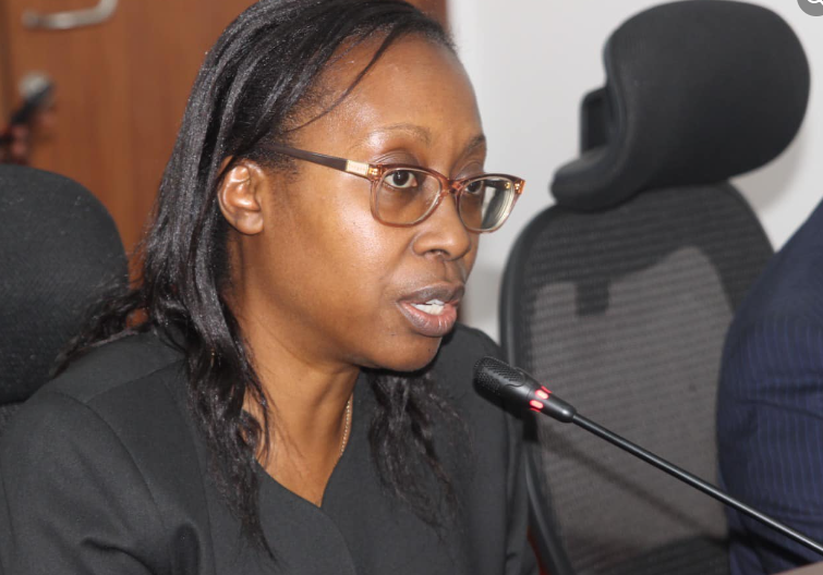 ADAK CEO Sarah Shibutse appearing before the National Assembly committee on Wednesday October 23, 2024. PHOTO/https://www.facebook.com/ParliamentKE