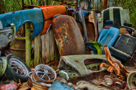 Scrap metal parts of a vehicle. Image used for representation only. PHOTO/Pexels