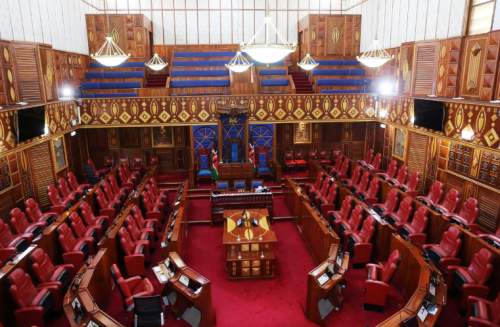 Senate chambers. PHOTO/@Senate_KE