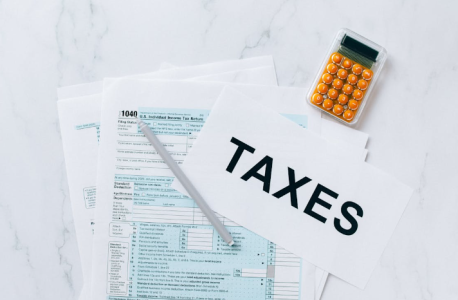 Tax documents on a table. Image used for representation only. PHOTO/Pexels