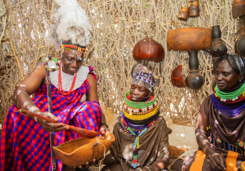 President William Ruto during the 7th Tobong'u Lore Festival in Turkana County in 2023. PHOTO/@WilliamsRuto/X