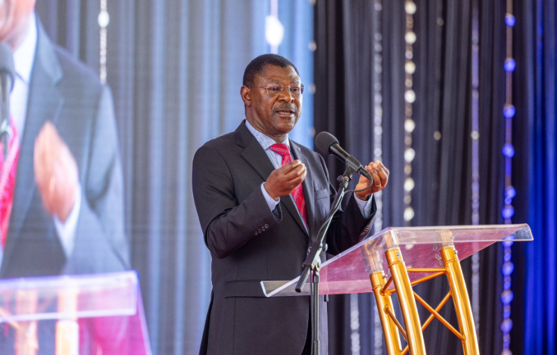 Speaker of the National Assembly Moses Masika Wetang'ula speaking at State House on Wednesday October 30, 2024. PHOTO/@HonWetangula/X