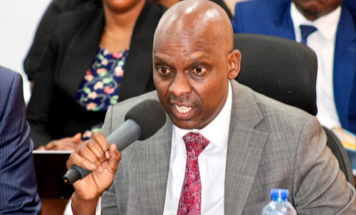 Director-General of the Communications Authority (CA), David Mugonyi appearing before the National Assembly Committee on Wednesday November 6, 2024. PHOTO/https://www.facebook.com/ParliamentKE