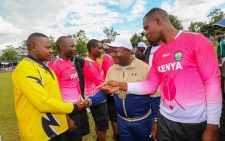 Kakamega Governor Fernandes Barasa during the Kenya Inter County Sports and Cultural Association (KICOSCA) games. PHOTO/@BarasaFernandes/X