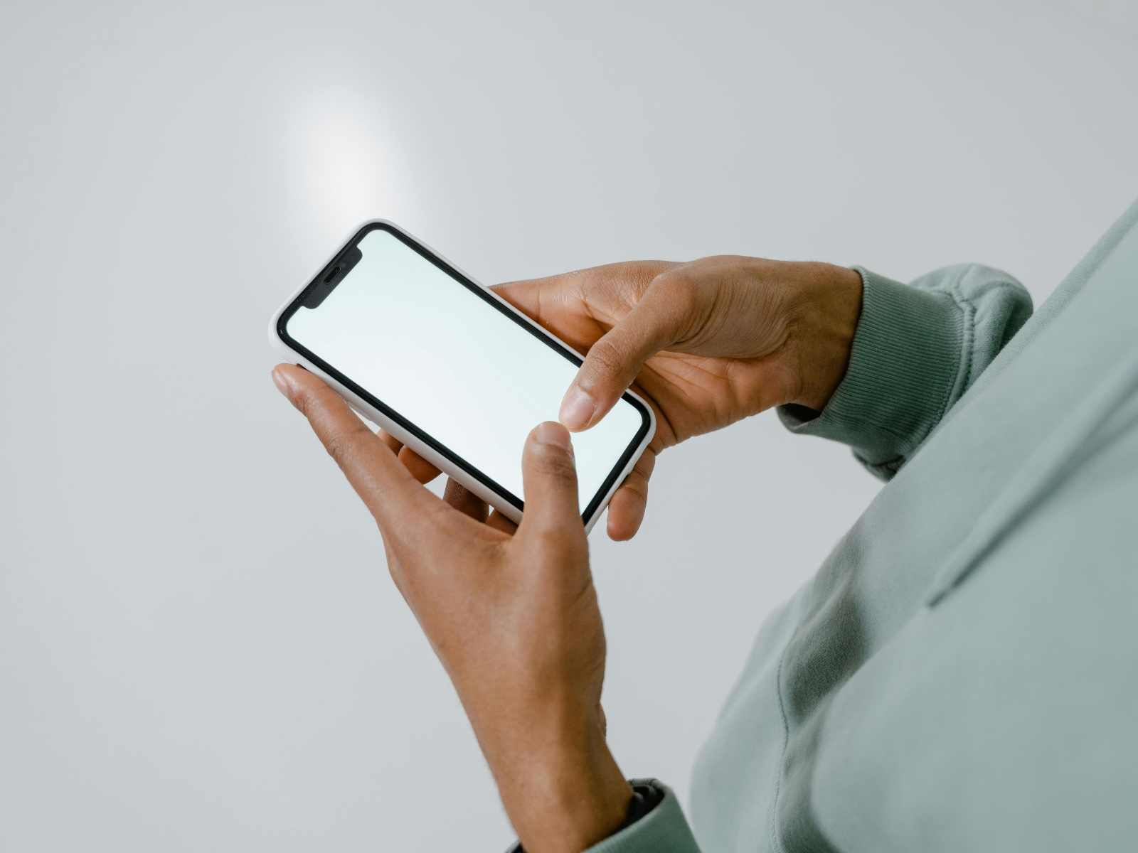 A person operating mobile phone. Image used for representation purposes.