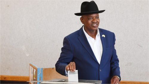 Botswana Democratic Party (BDP) Presidential Candidate Dr. Mokgweetsi Masisi. PHOTO/@OfficialMasisi/X