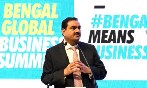 Indian billionaire Gautam Adani speaking during a past function. PHOTO/@gautam_adani/X