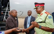 DP Kithure Kindiki welcomed in Botswana ahead of President Duma Boko's inauguration. PHOTO/@KindikiKithure/X