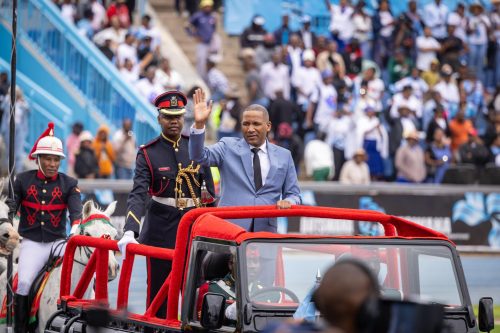 Botswana President Duma Boko. PHOTO/@KindikiKithure/X