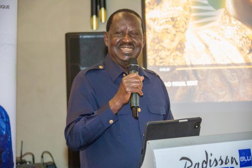 Raila Odinga in Addis Ababa, Ethiopia. PHOTO/@RailaOdinga/X