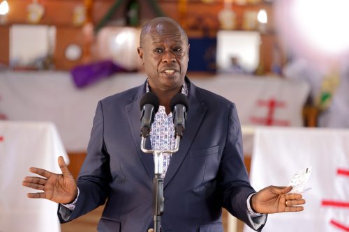 
Rigathi Gachagua during a church service at AIPCA Kangari, Kigumo in Murang'a County. PHOTO/@rigathi/X