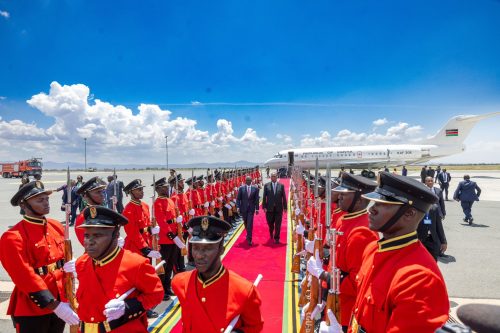 President William Ruto inspects a guard of honour in Arusha, Tanzania. PHOTO/@StateHouseKenya/X